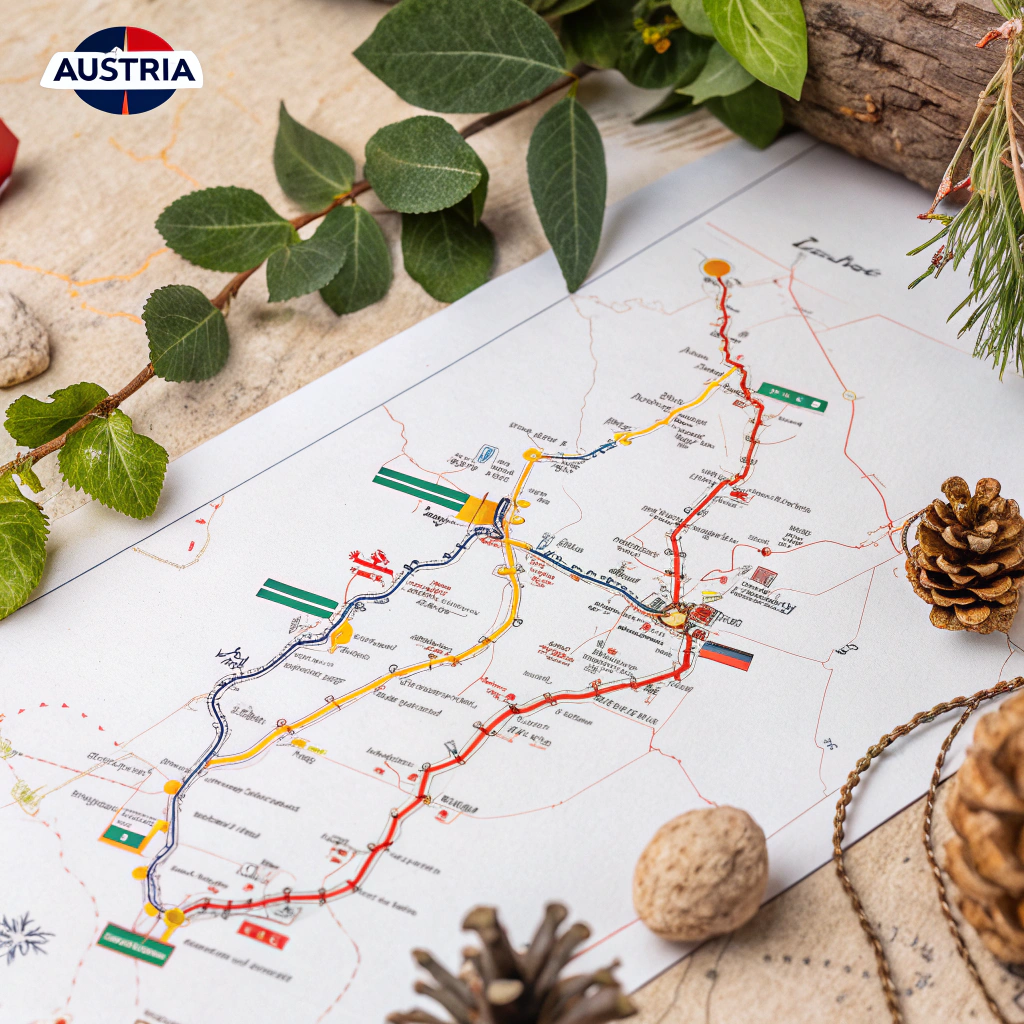 Österreichische Mautstraßen Karte